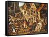 The Seven Acts of Mercy-Pieter Bruegel the Elder-Framed Stretched Canvas