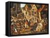 The Seven Acts of Mercy-Pieter Bruegel the Elder-Framed Stretched Canvas