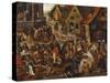 The Seven Acts of Mercy-Pieter Bruegel the Elder-Stretched Canvas