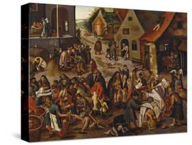 The Seven Acts of Mercy-Pieter Bruegel the Elder-Stretched Canvas