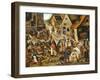 The Seven Acts of Mercy-Pieter Brueghel the Younger-Framed Giclee Print