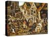 The Seven Acts of Mercy-Pieter Brueghel the Younger-Stretched Canvas