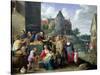 The Seven Acts of Mercy-David Teniers the Younger-Stretched Canvas