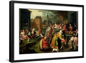 The Seven Acts of Mercy-Frans Francken the Younger-Framed Giclee Print