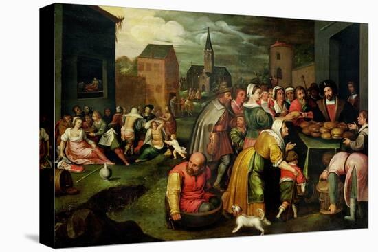 The Seven Acts of Mercy-Frans Francken the Younger-Stretched Canvas