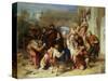 The Seven Ages of Man, 1835-8-William Mulready-Stretched Canvas