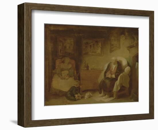 The Seven Ages of Man: Second Childishness-Robert Smirke-Framed Giclee Print