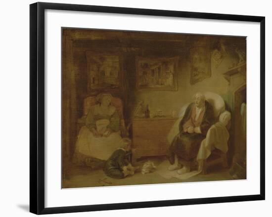 The Seven Ages of Man: Second Childishness-Robert Smirke-Framed Giclee Print