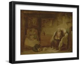 The Seven Ages of Man: Second Childishness-Robert Smirke-Framed Giclee Print