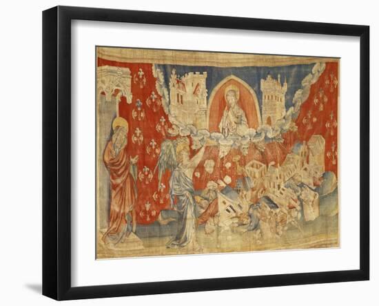 The Seven Bowls of Wrath and the Destruction of Babylon, No. 63 in the "Apocalypse of Angers"-Nicolas Bataille-Framed Giclee Print