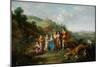 The Seven Children of the Winterking, 1628-Cornelis van Poelenburgh-Mounted Giclee Print