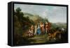 The Seven Children of the Winterking, 1628-Cornelis van Poelenburgh-Framed Stretched Canvas