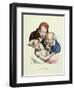 The Seven Deadly Sins: Lust, 1824-Louis Leopold Boilly-Framed Art Print