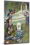 The Seven Dwarves Mourning Snow White, 1911-null-Mounted Giclee Print