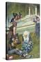 The Seven Dwarves Mourning Snow White, 1911-null-Stretched Canvas