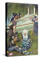 The Seven Dwarves Mourning Snow White, 1911-null-Stretched Canvas