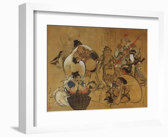 The Seven Gods of Fortune-Masolino Da Panicale-Framed Giclee Print