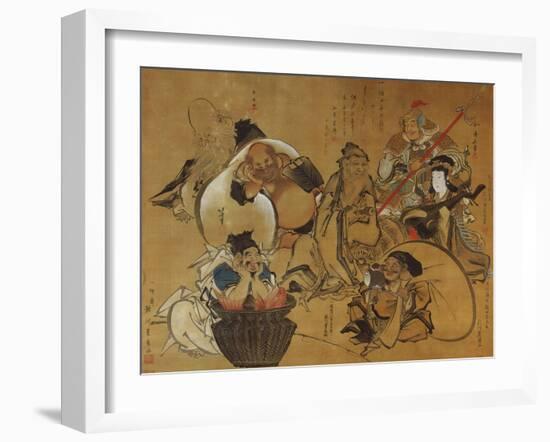 The Seven Gods of Fortune-Masolino Da Panicale-Framed Giclee Print