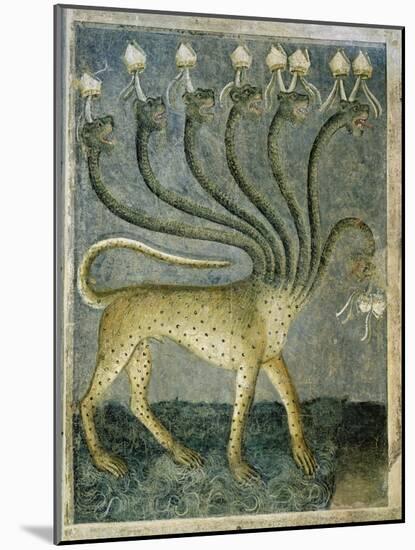 The Seven-Headed Beast Coming from the Sea, 1360-70-Giusto Di Giovanni De' Menabuoi-Mounted Giclee Print