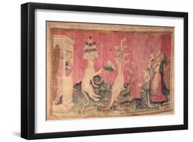 The Seven-Headed Beast from the Sea Receiving the Homage of Men, No.41-Nicolas Bataille-Framed Giclee Print