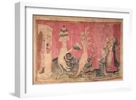 The Seven-Headed Beast from the Sea Receiving the Homage of Men, No.41-Nicolas Bataille-Framed Giclee Print