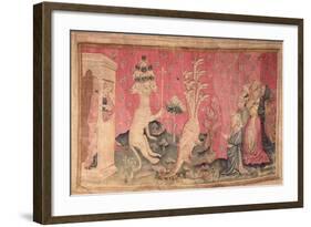 The Seven-Headed Beast from the Sea Receiving the Homage of Men, No.41-Nicolas Bataille-Framed Giclee Print