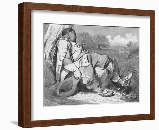 The Seven-League Boots, c1870-Gustave Doré-Framed Giclee Print