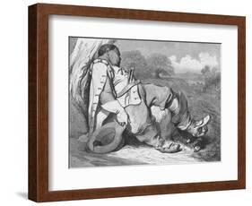 The Seven-League Boots, c1870-Gustave Doré-Framed Giclee Print