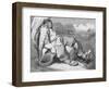 The Seven-League Boots, c1870-Gustave Doré-Framed Giclee Print