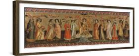The Seven Liberal Arts, with Ptolemy, Cicero, Aristotle, Euclid, Pythagoras and Tubalcain, C. 1435-Giovanni dal Ponte-Framed Giclee Print