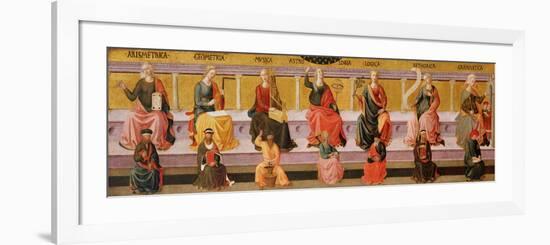 The Seven Liberal Arts-Francesco Di Stefano Pesellino-Framed Premium Giclee Print