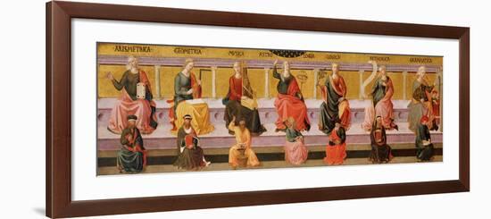 The Seven Liberal Arts-Francesco Di Stefano Pesellino-Framed Premium Giclee Print