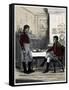 The Seven Poor Travellers by Charles Dickens-Frederick Barnard-Framed Stretched Canvas