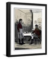 The Seven Poor Travellers by Charles Dickens-Frederick Barnard-Framed Giclee Print