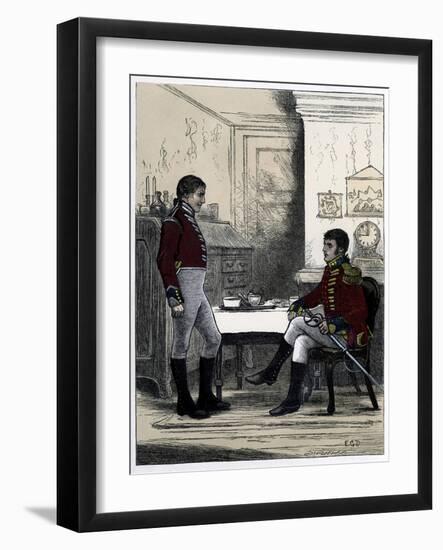 The Seven Poor Travellers by Charles Dickens-Frederick Barnard-Framed Giclee Print