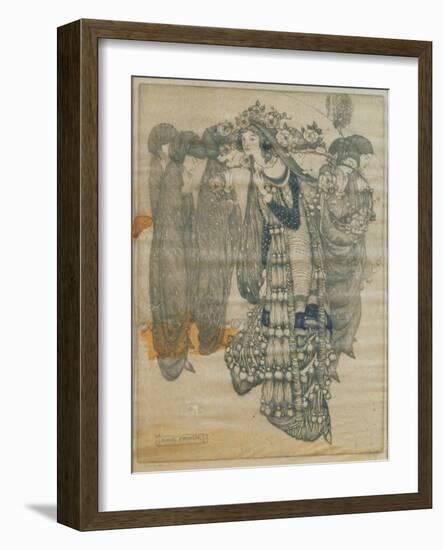 The Seven Princesses-Annie French-Framed Giclee Print