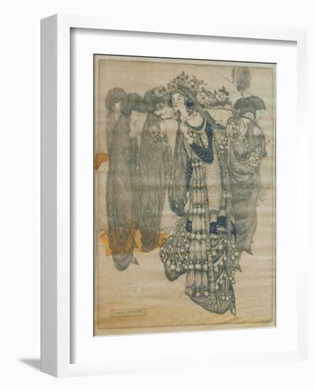 The Seven Princesses-Annie French-Framed Giclee Print