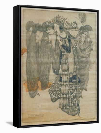 The Seven Princesses-Annie French-Framed Stretched Canvas