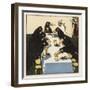 The Seven Ravens at the Dinner Table-A Weisgerber-Framed Art Print