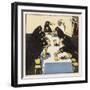 The Seven Ravens at the Dinner Table-A Weisgerber-Framed Art Print