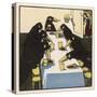 The Seven Ravens at the Dinner Table-A Weisgerber-Stretched Canvas