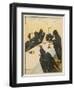 The Seven Ravens (Seven Brothers Transformed by a Wicked Spell) Sit at the Dinner Table-Willy Planck-Framed Art Print