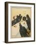 The Seven Ravens (Seven Brothers Transformed by a Wicked Spell) Sit at the Dinner Table-Willy Planck-Framed Art Print