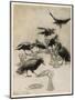 The Seven Ravens-Arthur Rackham-Mounted Photographic Print