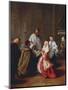 The Seven Sacraments: Marriage, before 1755-57-Pietro Longhi-Mounted Giclee Print