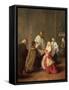 The Seven Sacraments: Marriage-Pietro Longhi-Framed Stretched Canvas