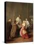 The Seven Sacraments: Marriage-Pietro Longhi-Stretched Canvas