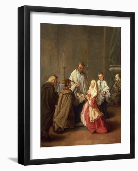 The Seven Sacraments: Marriage-Pietro Longhi-Framed Giclee Print