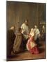 The Seven Sacraments: Marriage-Pietro Longhi-Mounted Giclee Print