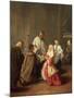 The Seven Sacraments: Marriage-Pietro Longhi-Mounted Giclee Print